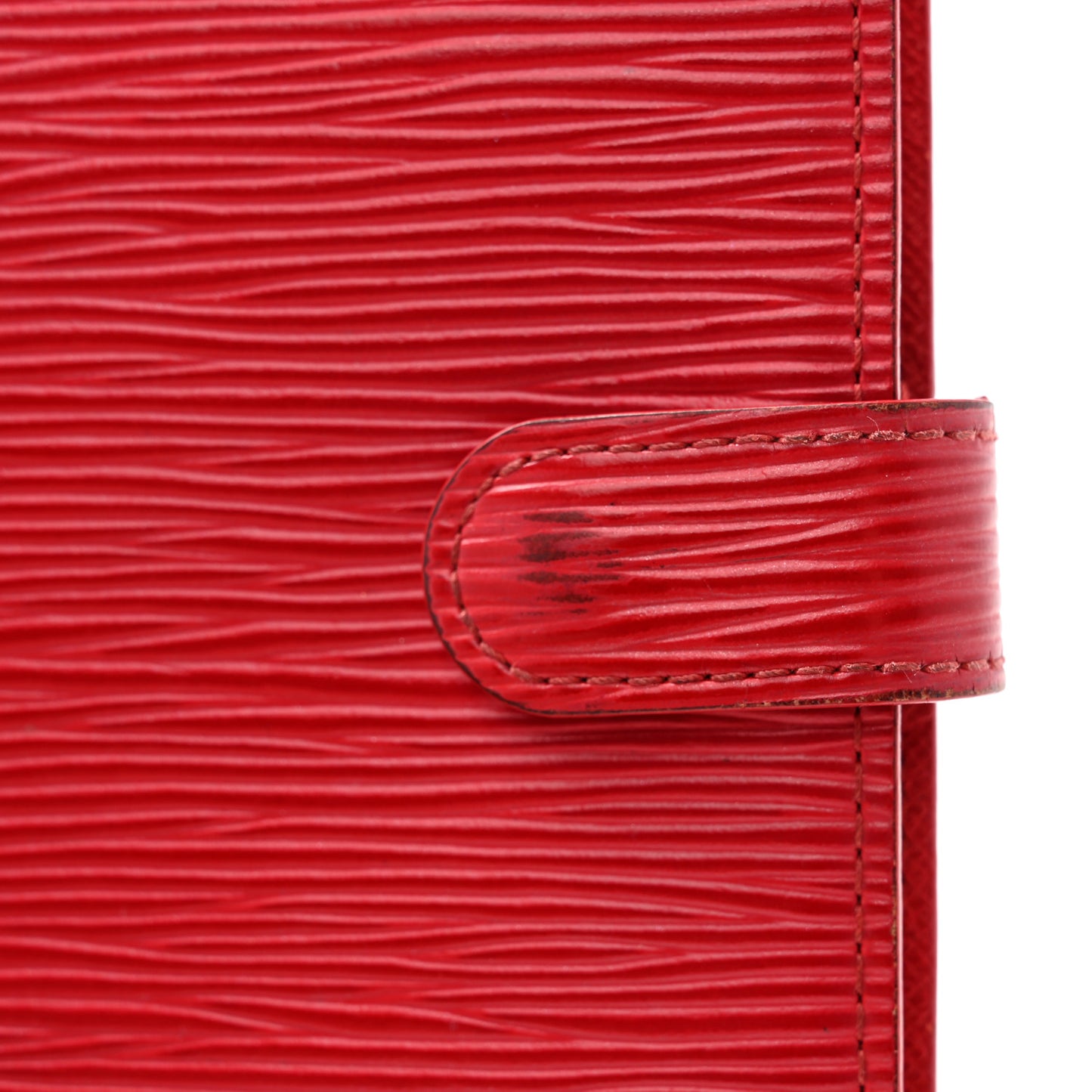 Epi Small Ring Agenda Cover Rouge