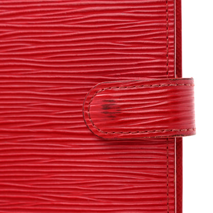 Louis Vuitton Epi Small Ring Agenda Cover Rouge 11 of 13