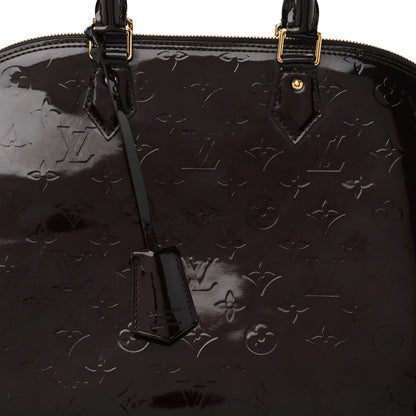 Louis Vuitton Vernis Alma MM Amarante 7 of 11