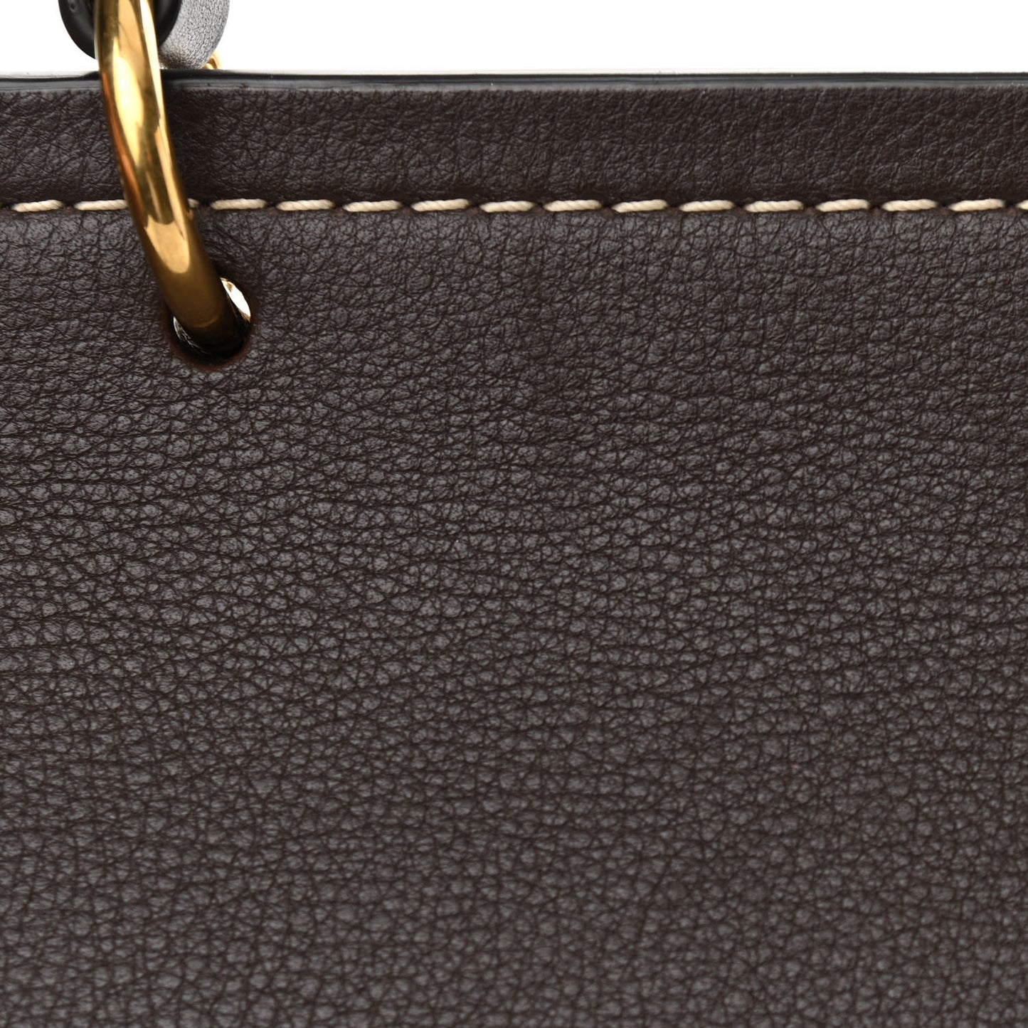 Natural Grain Leather Amberley Satchel Chocolate