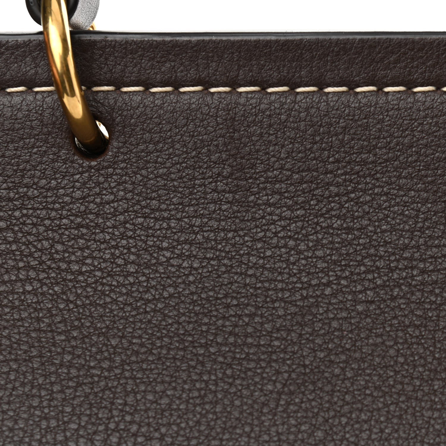 Mulberry Natural Grain Leather Amberley Satchel Chocolate 12 of 13