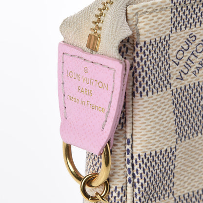 Louis Vuitton Damier Azur 2016 Christmas Animation Mini Pochette Accessories 8 of 14