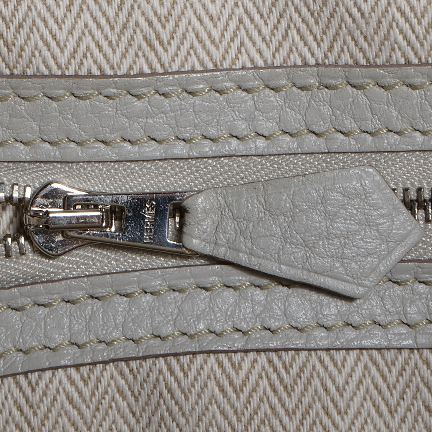 Hermes Fjord Garden Party Tote 36 MM Gris Perle 8 of 16