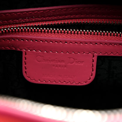 Christian Dior Patent Cannage Medium Lady Dior  Dark Pink 6 of 10