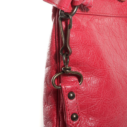 Balenciaga Agneau Flat Handle Clutch Rose Thulian 11 of 12