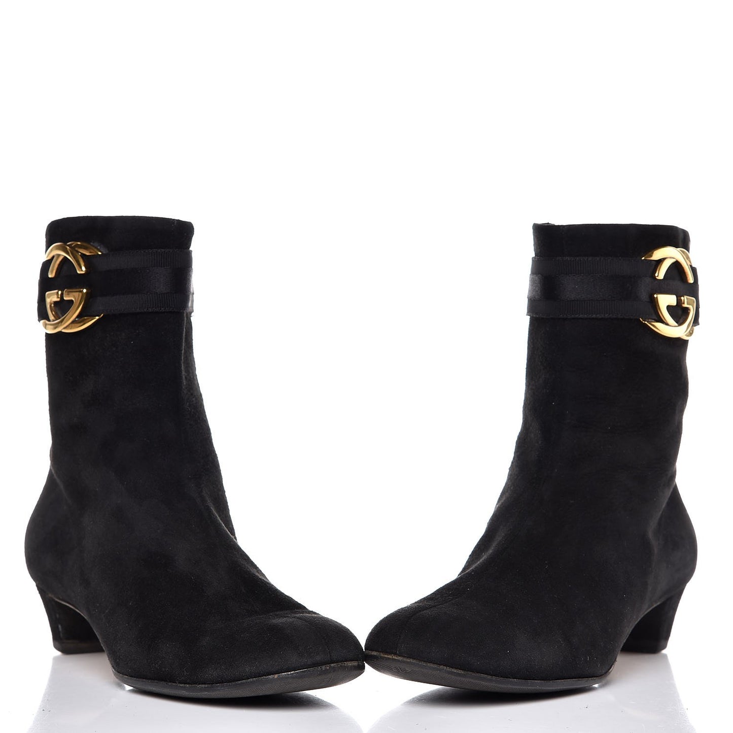 Suede Ankle Boots 37.5 Black