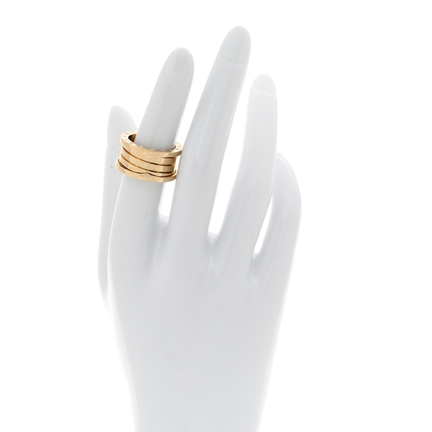 18K Yellow Gold B.Zero1 Four-Band Ring 53 6.5