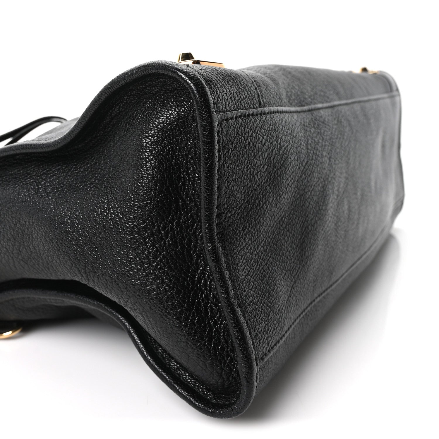 Balenciaga Chevre Gold Metallic Edge Hardware City Black 10 of 11