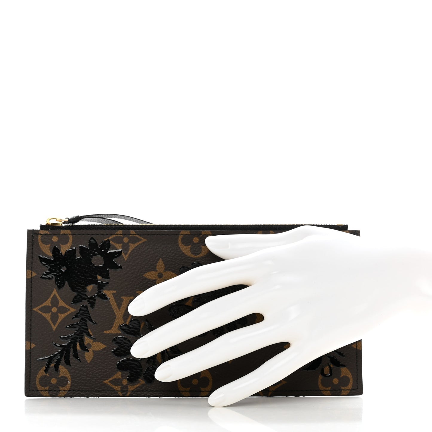 Monogram Blossom Felicie Chain Wallet Zippered Insert