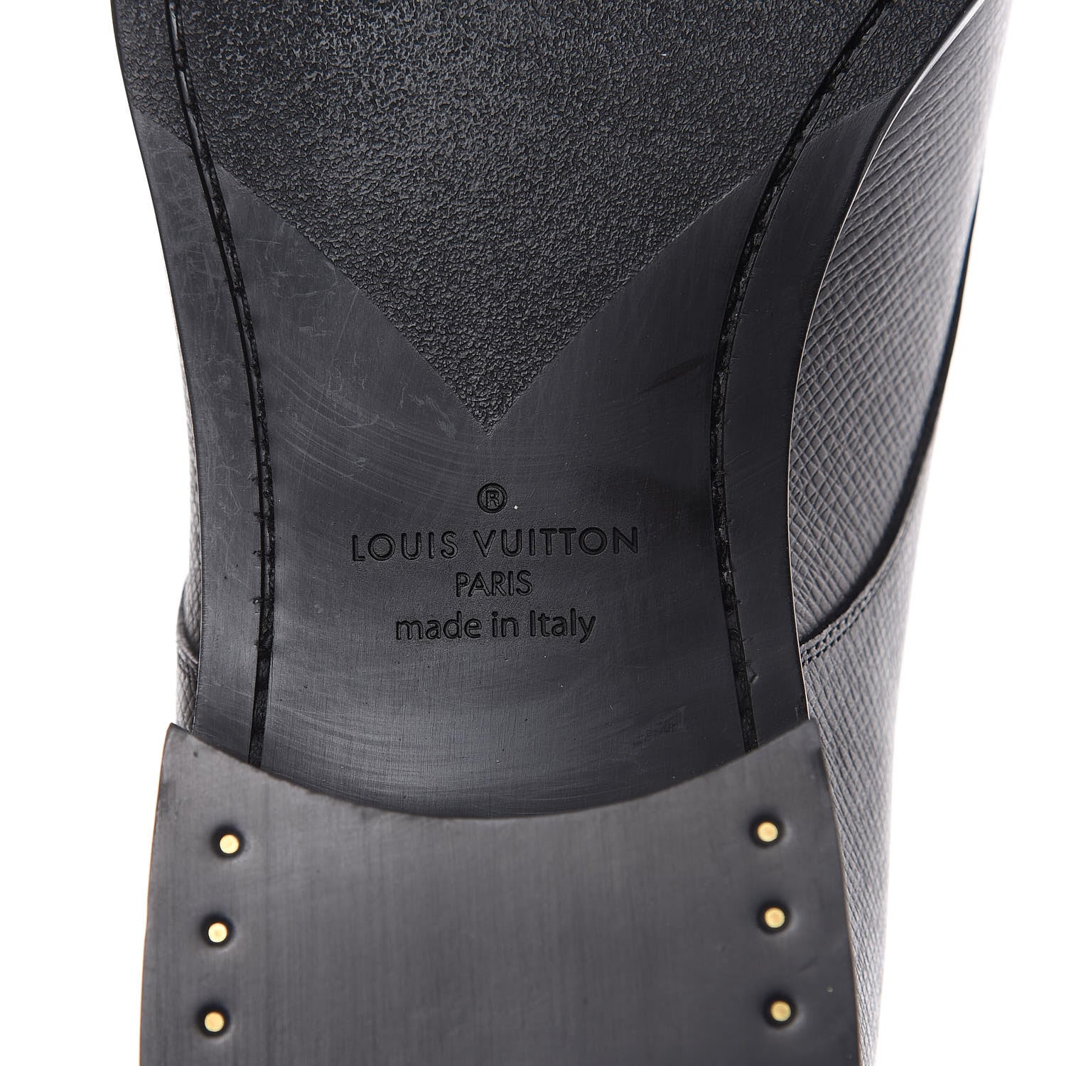 Louis Vuitton Taiga Mens City Derby 9.5 Black 7 of 7