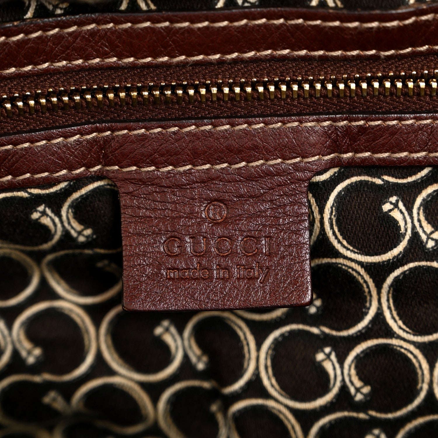 Gucci Calfskin Horsebit Medium Nail Boston Brown 6 of 11