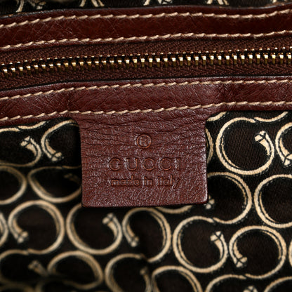 Gucci Calfskin Horsebit Medium Nail Boston Brown 6 of 11