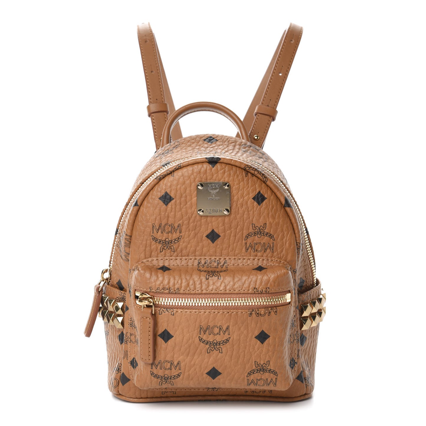 Visetos Side Stud X-Mini Stark Bebe Boo Backpack Cognac