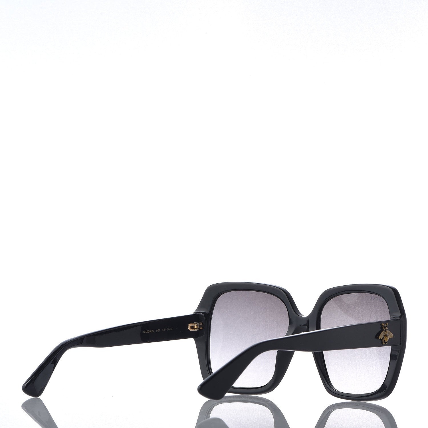 Gucci Acetate Square Frame GG0096S Sunglasses Black 4 of 10