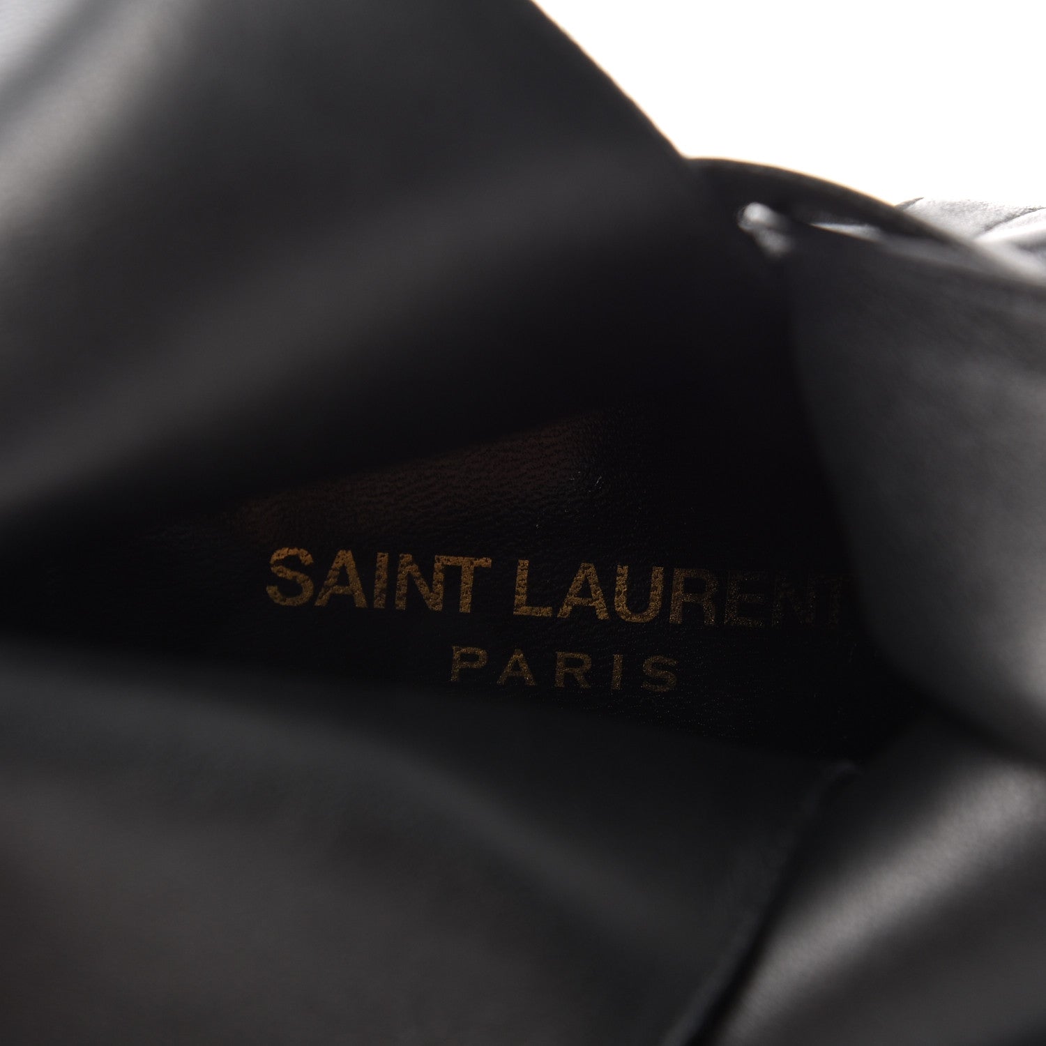 Saint Laurent Nappa Mica Buckle Ankle Booties 39 Black 8 of 10