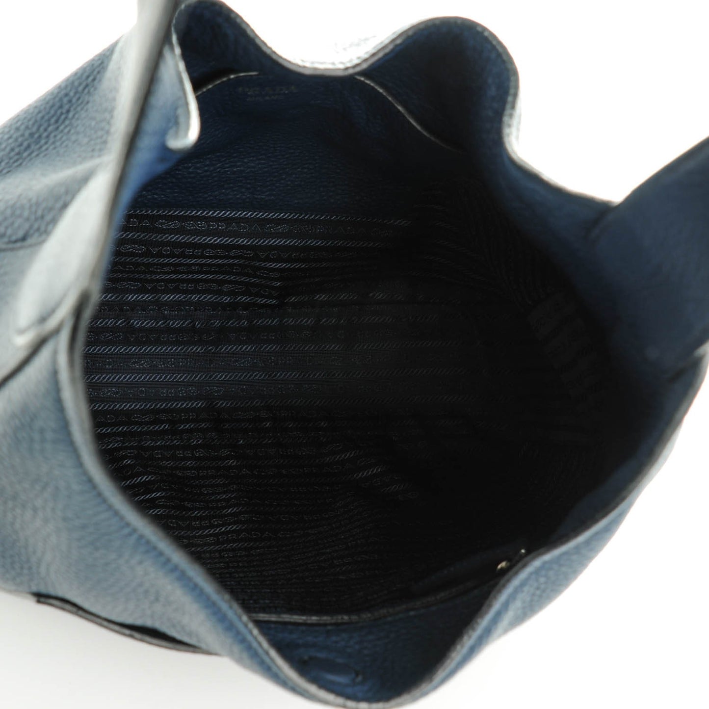 Vitello Daino Medium Pocket Hobo Bag Bleuette