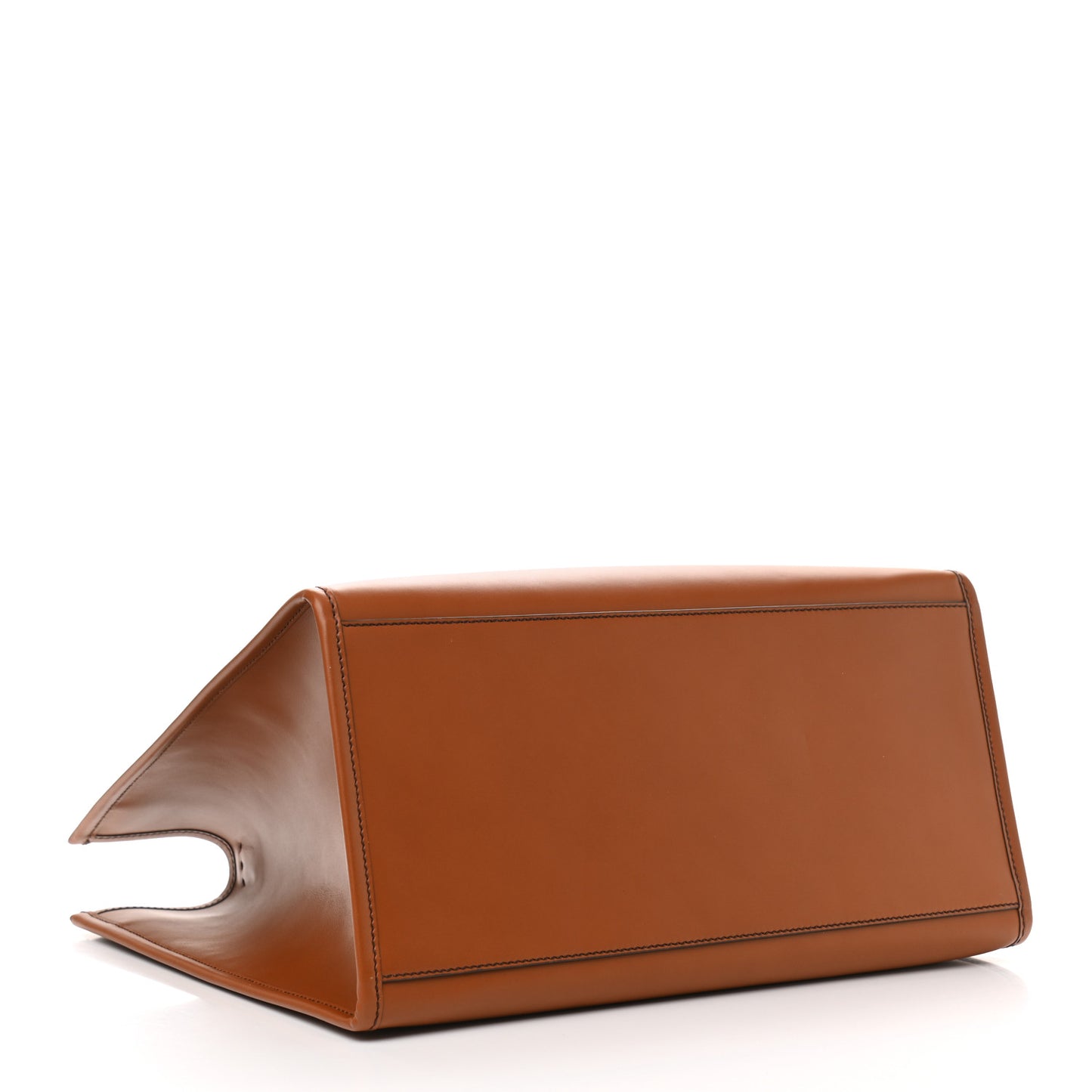 Vitello King Plexiglass Large Fendi Sunshine Shopper Tote Cuoio