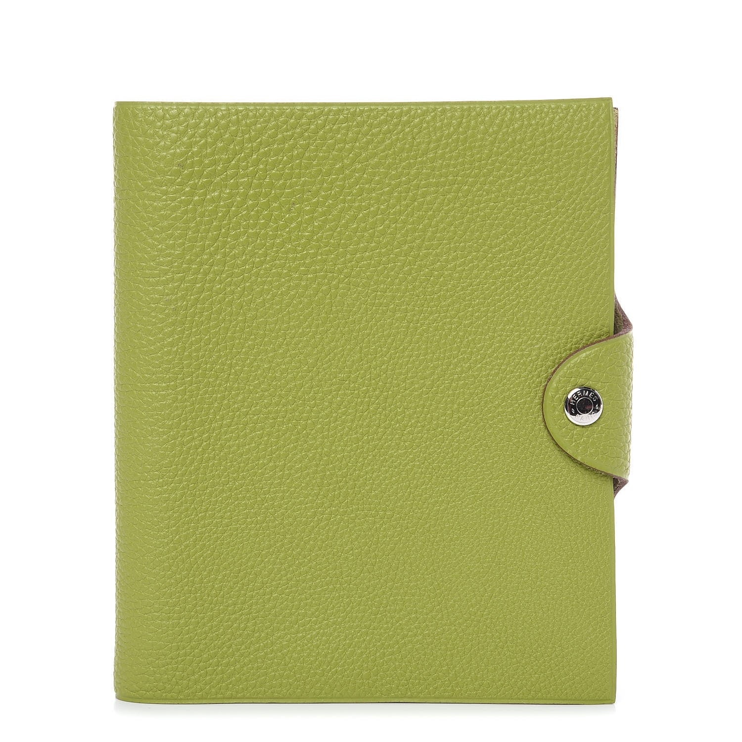 Hermes Togo Ulysse PM Notebook Vert Anis 1 of 10