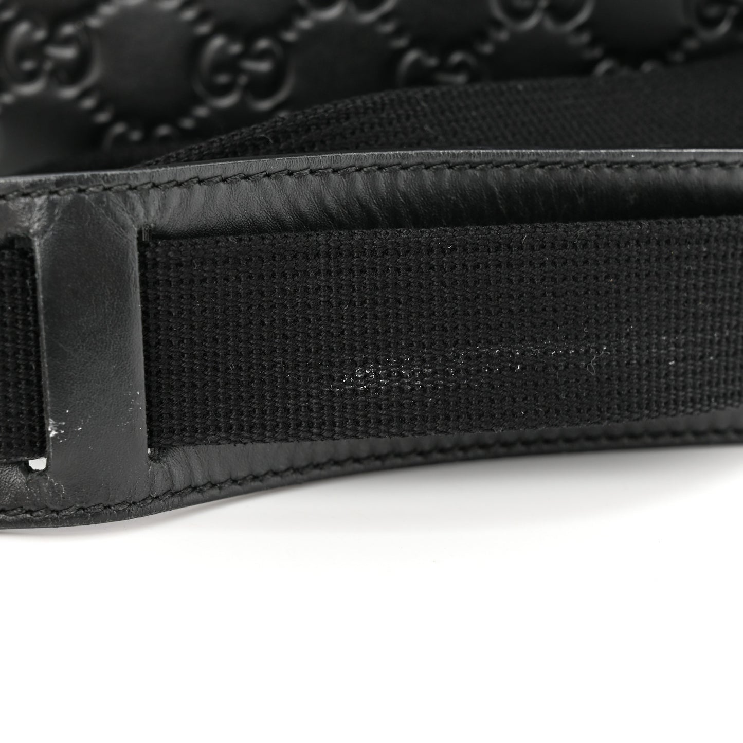 Guccissima Signature Small Messenger Bag Black