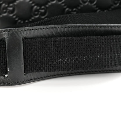 Gucci Guccissima Signature Small Messenger Bag Black 13 of 13