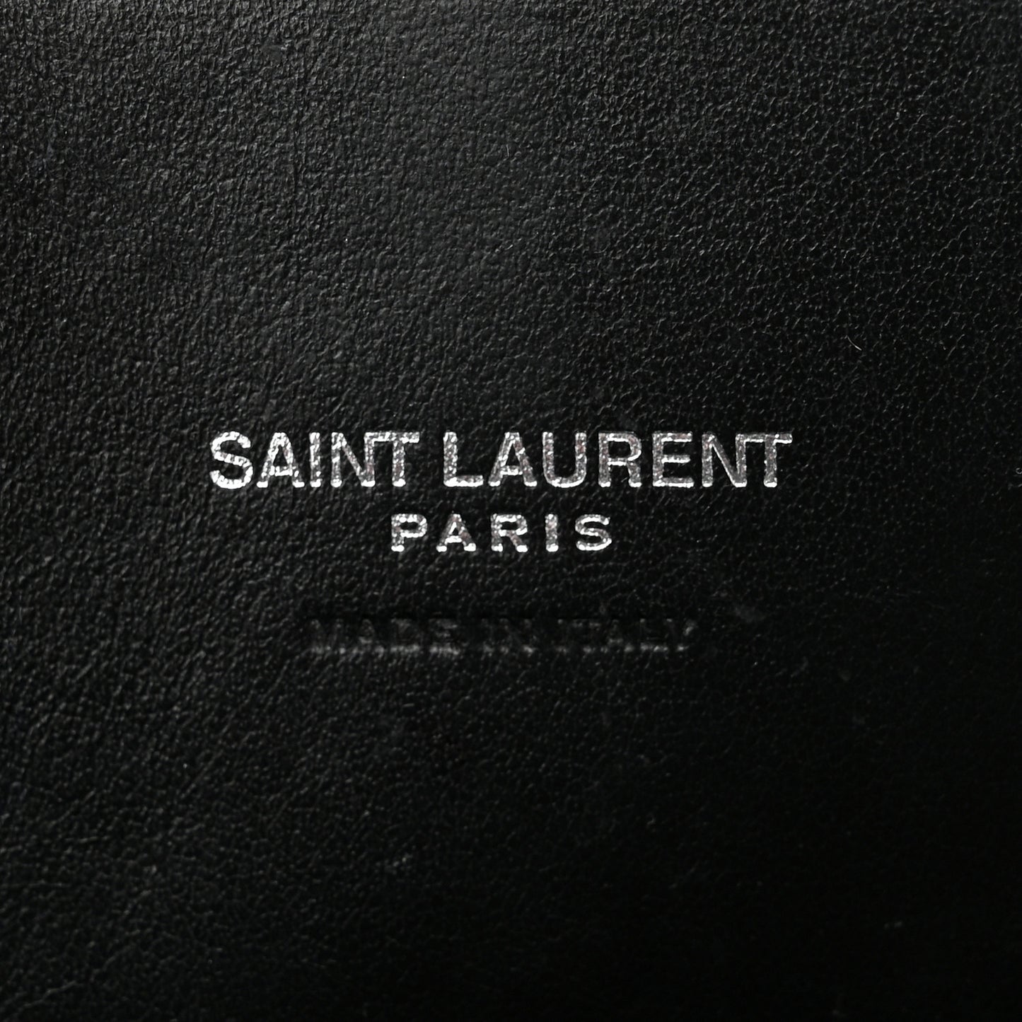Grained Calfskin Nano Sac De Jour Black