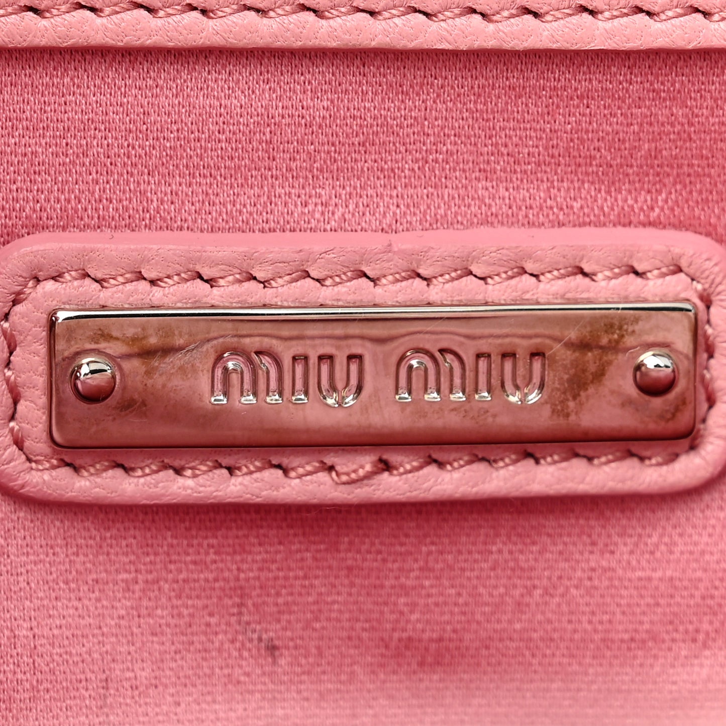 Nappa Matelasse Swarovski Crystal Tote Rosa