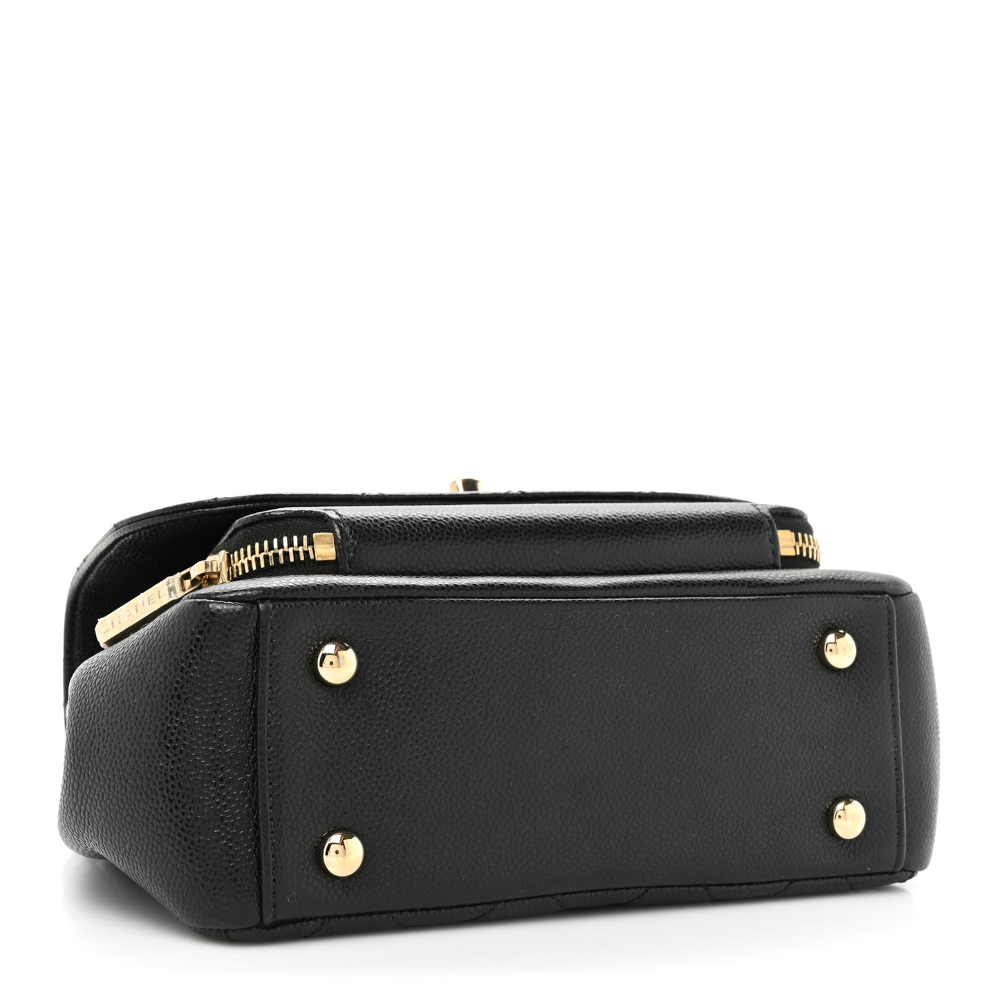 Caviar Quilted Small Business Affinity Flap Black