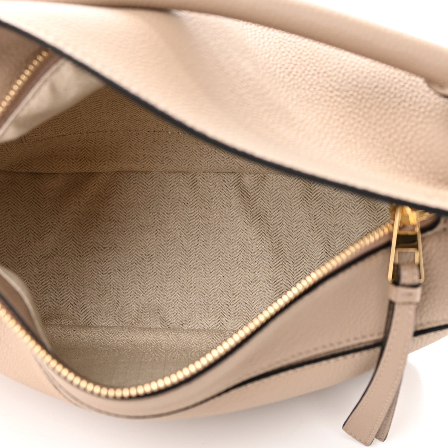 Loewe Grained Calfskin Small Puzzle Bag Sand 6 of 12