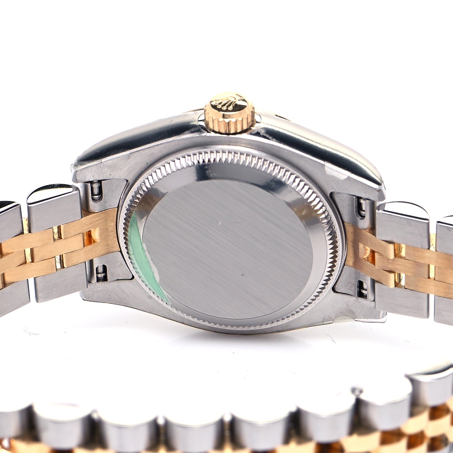 Rolex Stainless Steel 18K Yellow Gold 26mm Oyster Perpetual Datejust Watch Champagne Roman 179173 4 of 5