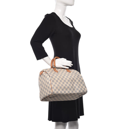 Louis Vuitton Damier Azur Speedy 30 2 of 16
