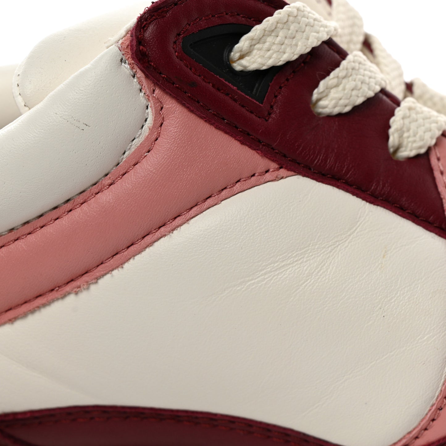 Calfskin CC Sneakers 41 Light Burgundy White Pink
