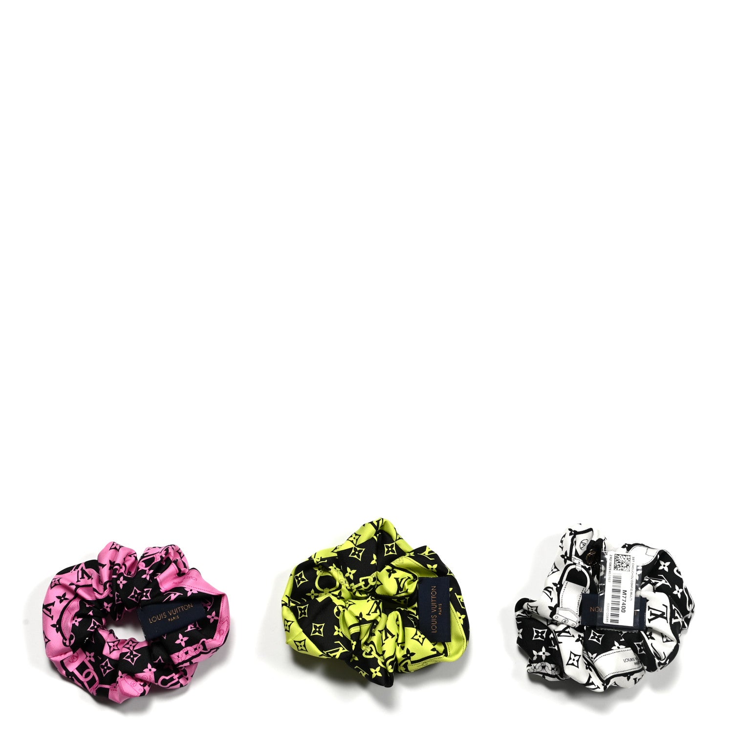 Louis Vuitton Silk Confidential ChouChou Scrunchie Set Multi 2 of 4