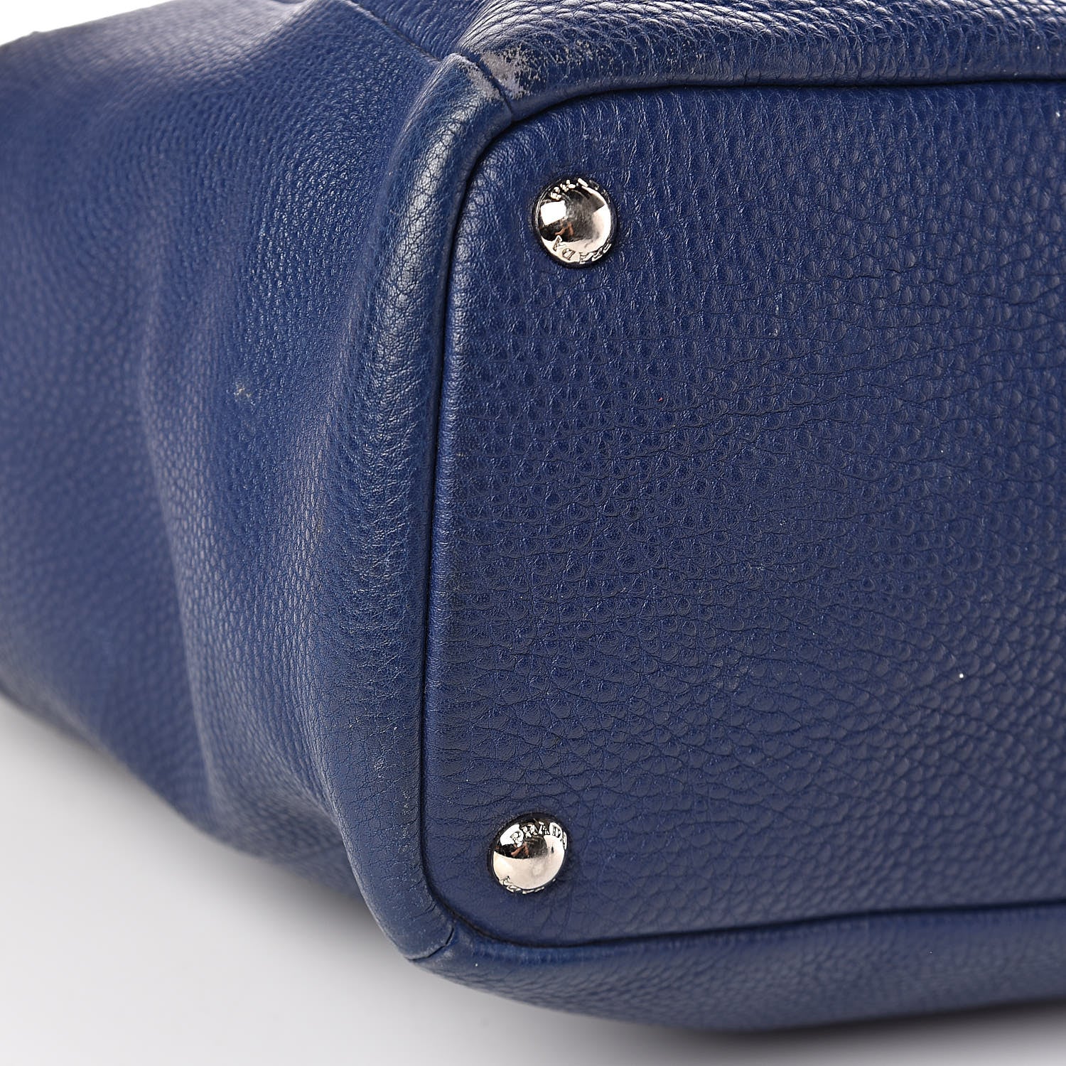 Prada Vitello Daino Side Pocket Tote Inchiostro 22 of 25