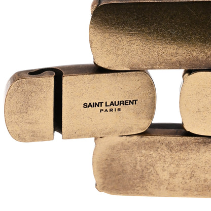 Saint Laurent Metal Wood Rivet Bangle Bracelet XS 4 of 4