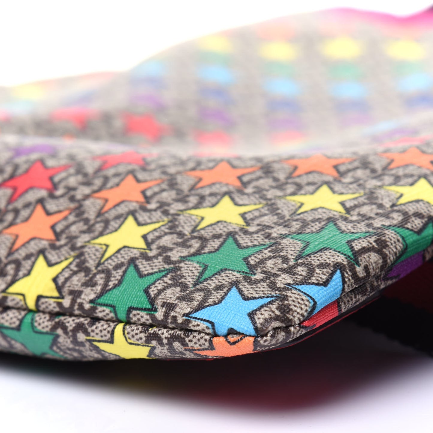 Soft GG Supreme Monogram Star Print Childrens Drawstring Backpack Multicolor