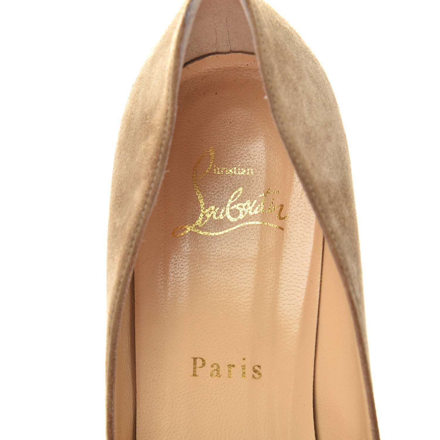 Christian Louboutin Veau Velours Simple 70 Pumps 39 Cappuccino 8 of 10