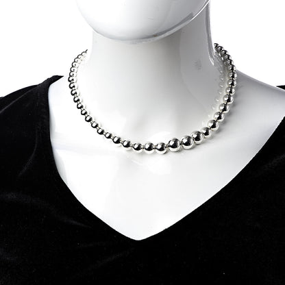 Tiffany Sterling Silver HardWear Graduated Ball Necklace 2 of 5