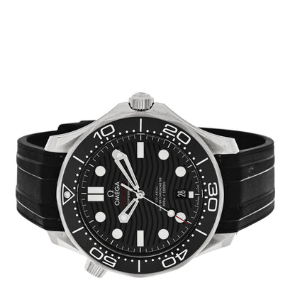 Omega Stainless Steel Rubber 42mm Seamaster Diver 300M Co-Axial Master Chronometer Automatic Watch Black 210.32.42.20.01.001 2 of 5
