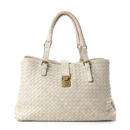 Bottega Veneta Nappa Intrecciato Medium Roma Tote Marmo 1 of 12