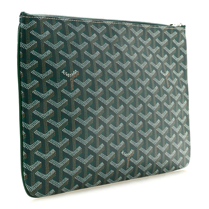 Goyard Goyardine Senat Pochette MM Green 3 of 8