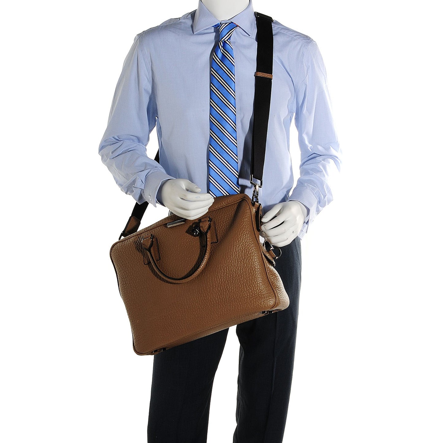Signature Grain Briefcase