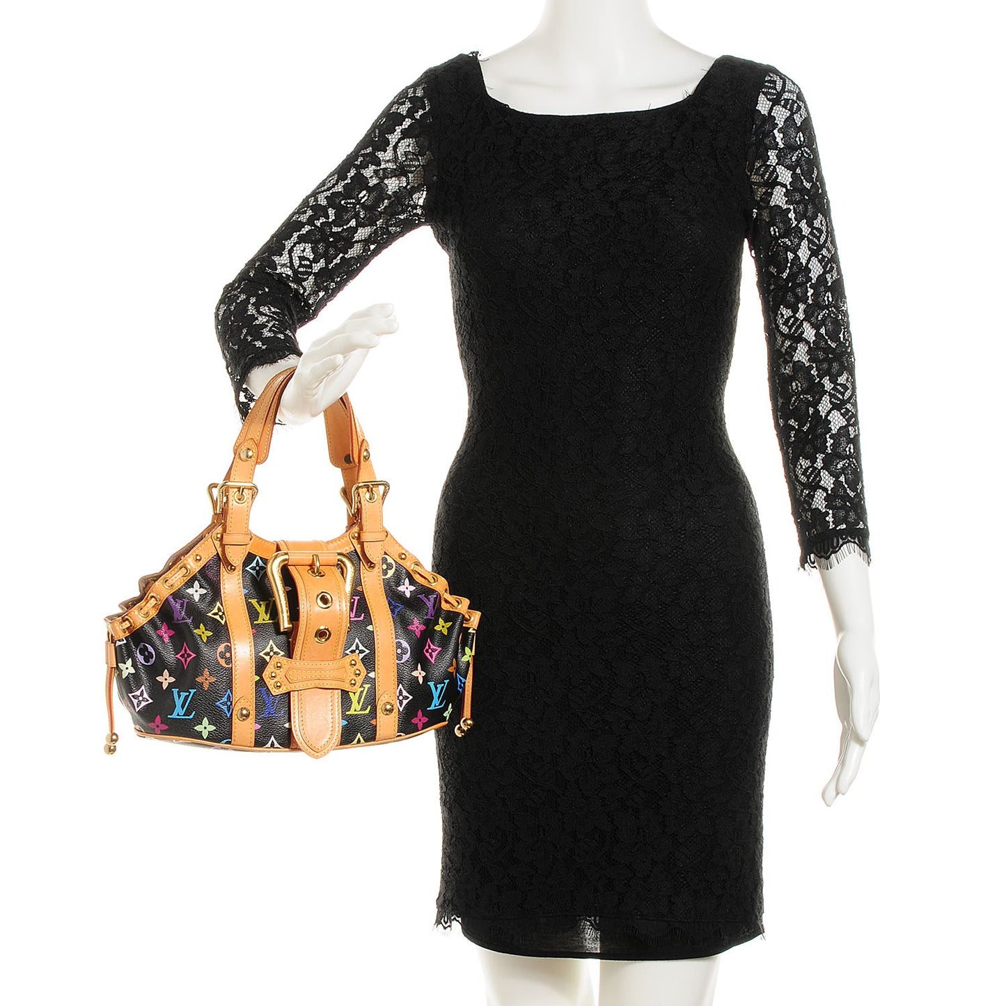 Monogram Multicolor Theda GM Black