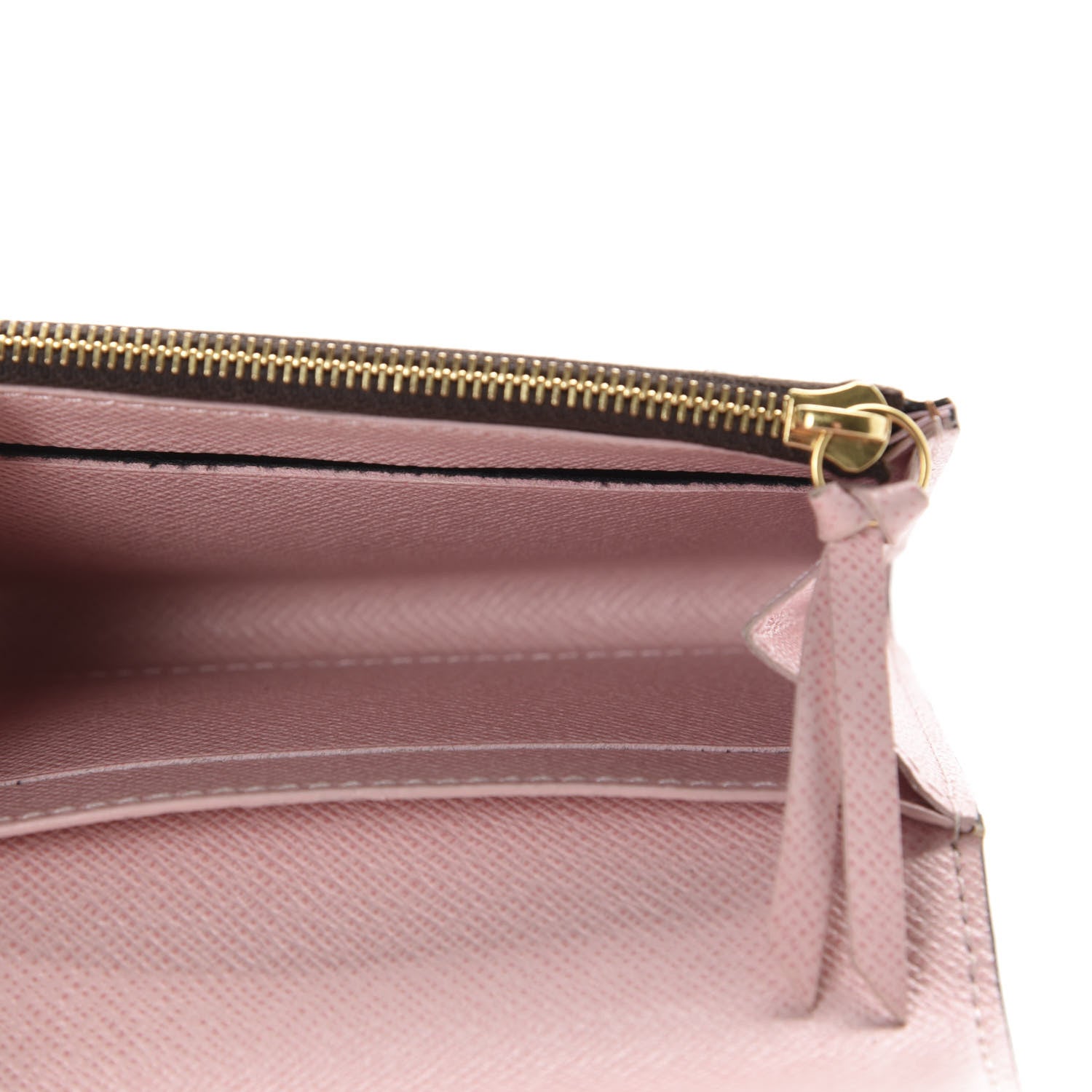 Louis Vuitton Damier Ebene Rosalie Coin Purse Rose Ballerine 4 of 8