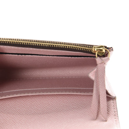 Louis Vuitton Damier Ebene Rosalie Coin Purse Rose Ballerine 4 of 8