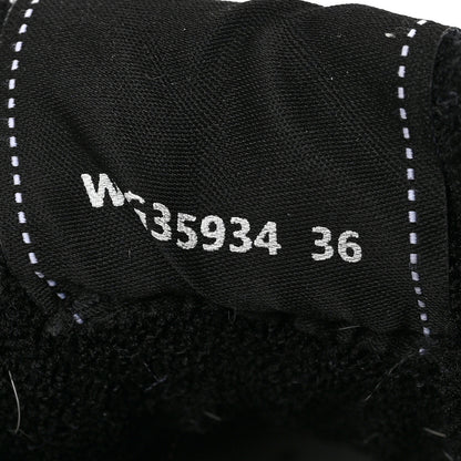 Chanel Calfskin Womens Logo Sneakers 36 Black White 10 of 15