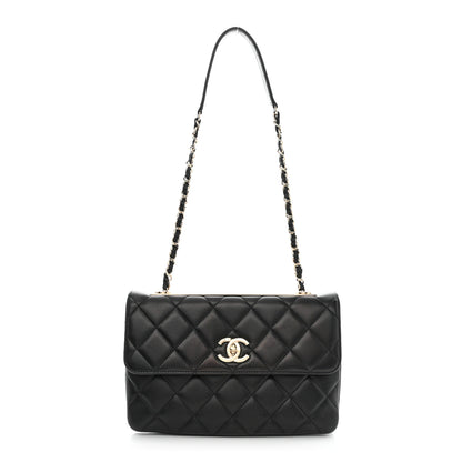 Chanel Lambskin Quilted Medium Trendy CC Flap Black 1 of 10