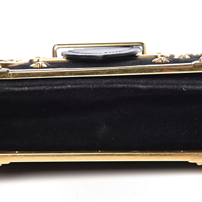 Prada Velvet Cahier Astrology Bag Black 8 of 13