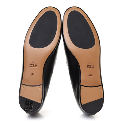 Gucci Calfskin Womens Jordaan Loafers 40.5 Black 5 of 12