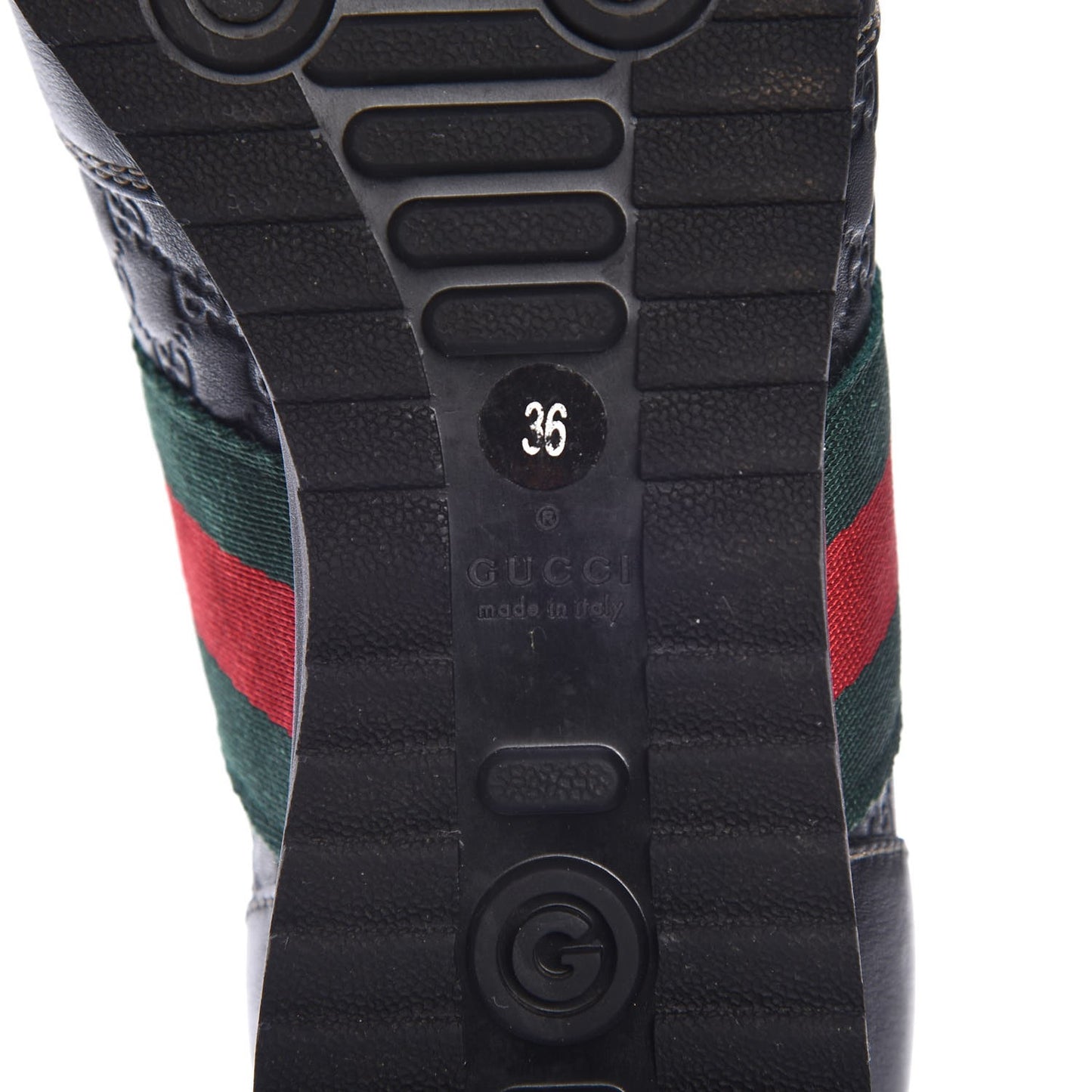 Microguccissima Web Sneakers 36 Black