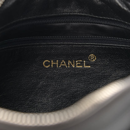 Chanel Lambskin Quilted CC Tassel Camera Case Black 6 of 12